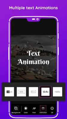 Text Animation GIF Maker android App screenshot 1