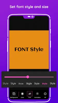 Text Animation GIF Maker android App screenshot 2